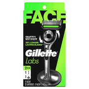 Gillette 4 Count (Pack of 1) / Silver / 1 Handle + 2 Refills Shaving & Grooming Sets