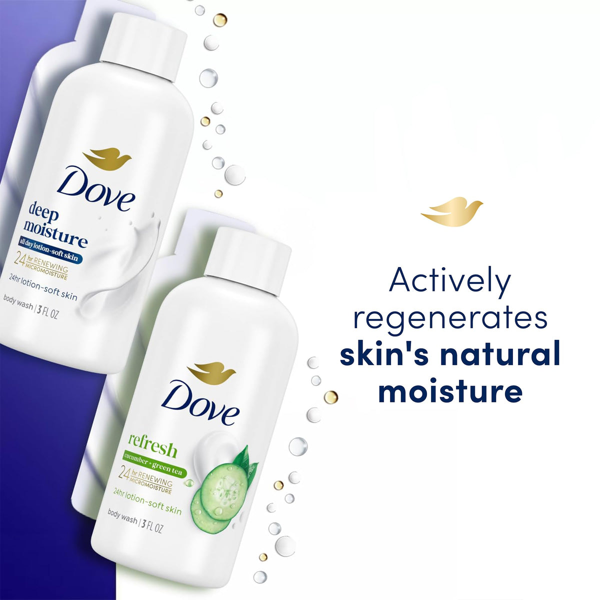 Travel Body Wash Set by Dove – Model DVE-011111172661-011111172654