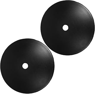 2pcs Toilet Brush Odor Blocking Covers, Splash-Proof Black Pp Replacement Plates, Toilet Brush Lid Accessories for Bathroom Cleaning