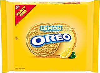 Oreo Lemon Creme Sandwich Cookies, Party Size, 8.95 oz