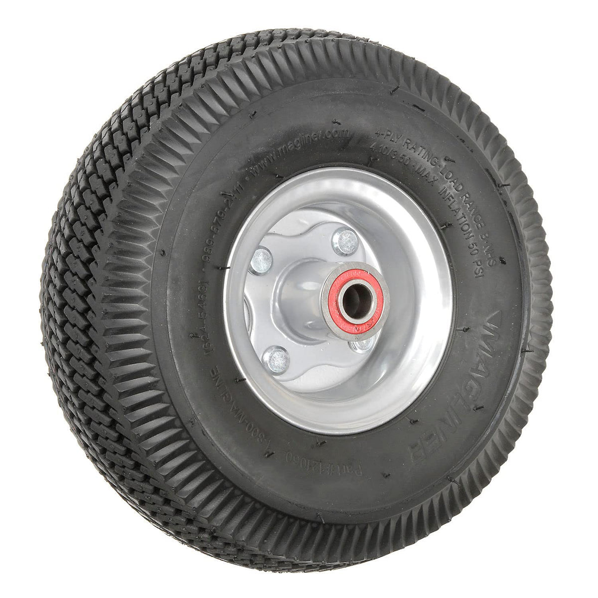 Hand Truck Replacement Wheels - Pneumatic by Magliner – 11"L x 11"W x 6"H, Yellow, Model 121060