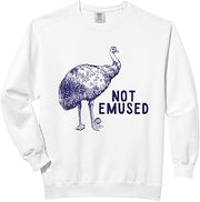 Not Emused Emu Comfort Colors Adult Sweatshirt