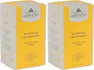 Harney & Sons Fine Teas Egyptian Chamomile - 20 Tea bags, 20 Count (Pack of 2)