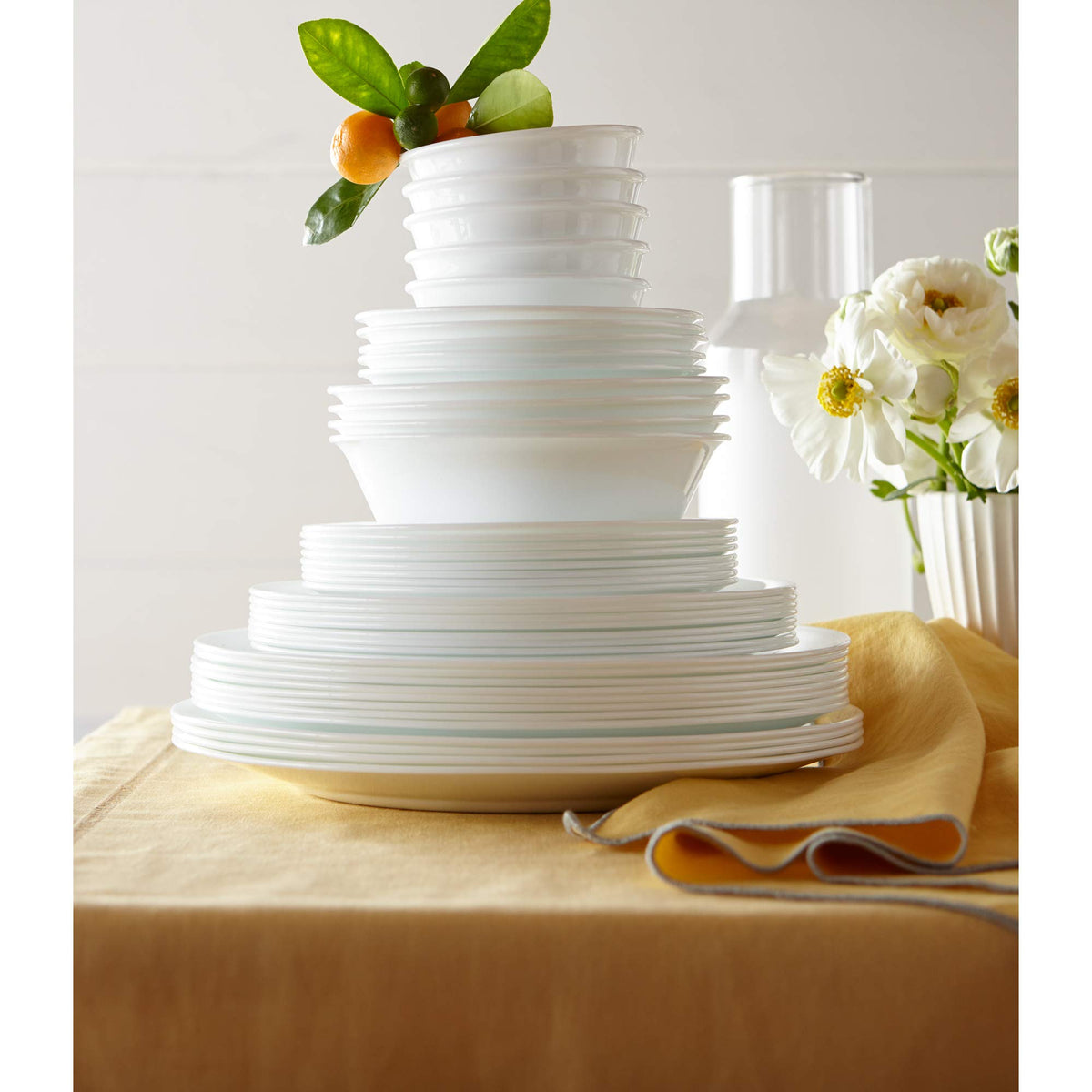 Winter Frost White by Corelle – Glass, White, Pack of 50, Model 1125143