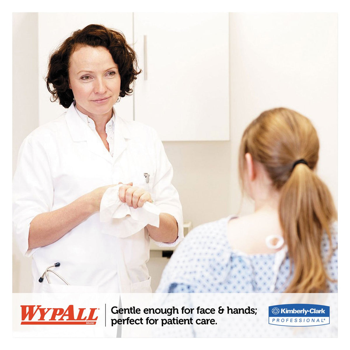 KIM05701CT - L40 Cleaning Wipe by Wypall – 12.50" x 13", White, Pack of 56, Model 7471