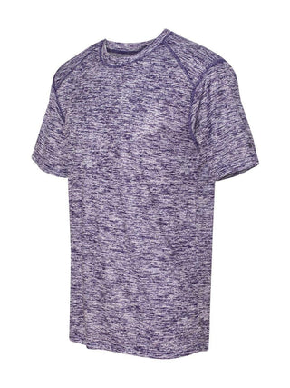 Blend Short Sleeve T-Shirt M Purple by Badger – Polyester, Purple, Model 4191