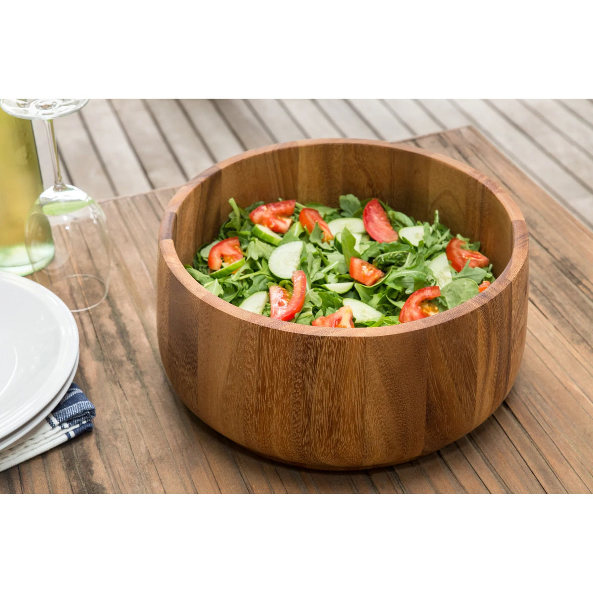 Ironwood 28251 Salad Bowl, 4.75 qt., Brown - photo 2