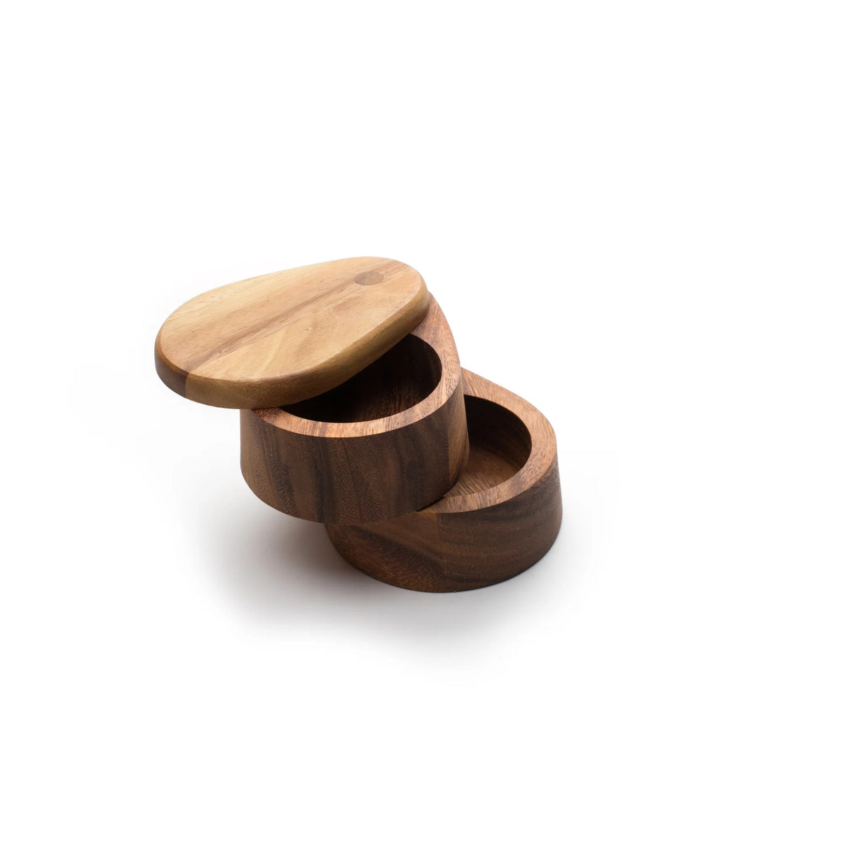 Ironwood Salt Cellar, Brown - 4 1/8"