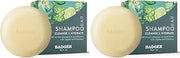 Badger Jojoba & Baobab Conditioning Shampoo Bar, Natural Vegan Hair Bar, 3 oz (Pack of 2)