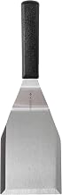 Mundial 5687HH High Heat Resistant Steak & Hamburger Turner Spatula 5 x 4 in, Black Handle, Beveled Edge, NSF Certified