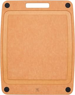 ZWILLING Cutting Boards Plant Fiber Cutting board 14x11.25 slate with juice grooves and silicone feet