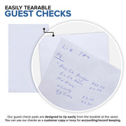 Blank Scratch Pads (10 Pack) - White Note Pads - Memo Notepads - Small Desk Scratch Paper- 4x6 Note Paper - Guest Check Book - Server Note Pads for Diners by Stock Your Home –