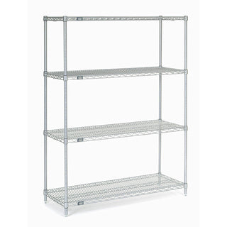 18486C Chrome Wire Shelving by Nexel – Alloy Steel, Chrome, Model 188402