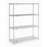 Chrome Wire Shelving by Global Industrial – 4, Alloy Steel, Chrome, Model 18426C