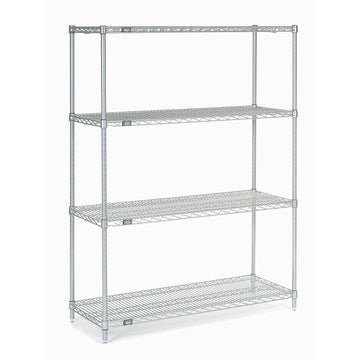 Chrome Wire Shelving by Global Industrial – 4, Alloy Steel, Chrome, Model 18426C