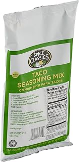 Spice Classics Taco Seasoning Mix, 9 oz