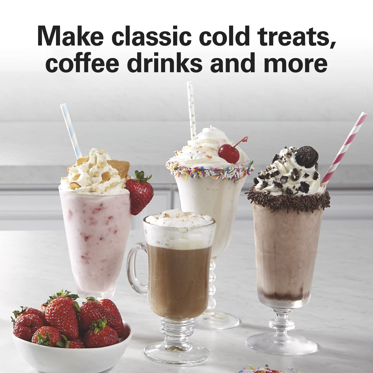 Hamilton Beach White / Extra-Large 28 oz. / 1 Stand Mixers