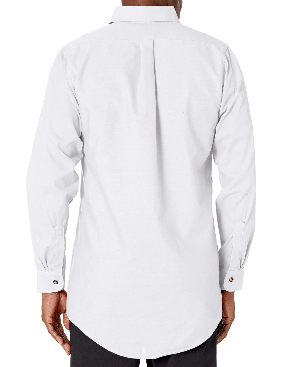 Men's Poplin Dress Shirt by Red Kap – XX-Large Tall, Cotton Blend, White, Model SP90WH