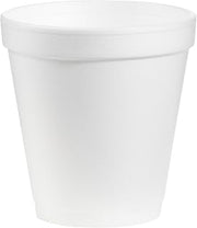 DART 10J12 10 oz Foam Cup (Case of 1000), white
