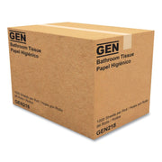 218 Standard Bath Tissue by GEN – 96 Rolls (1000 Sheets each), Paper, White, Pack of 96, Model GEN218