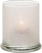 Hollowick Clear Ice Glass Votive Column Lamp