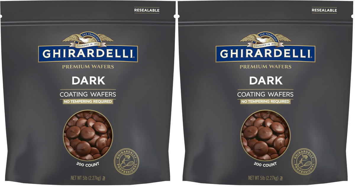 Ghirardelli Wafer (Pack of 2) / Dark / 2 Baking Mixes
