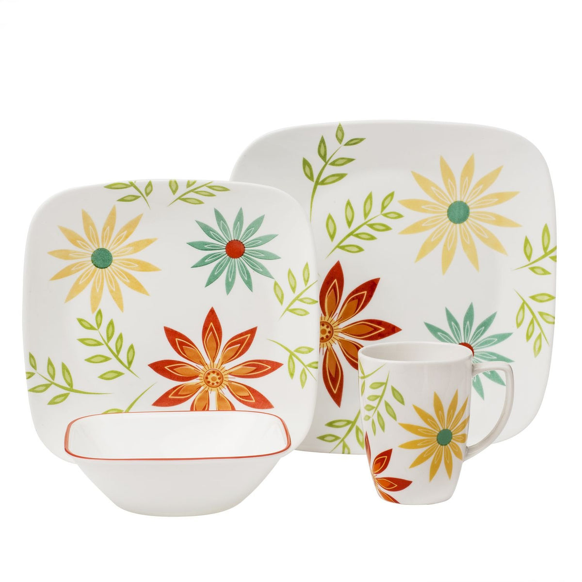 Corelle Happy days / 16-Piece / Fine Dinnerware Sets
