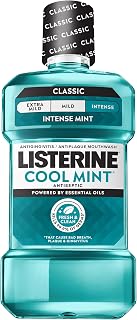 Listerine Cool Mint Antiseptic Mouthwash, Intense Mint, 50.7 fl. oz/1.5 L