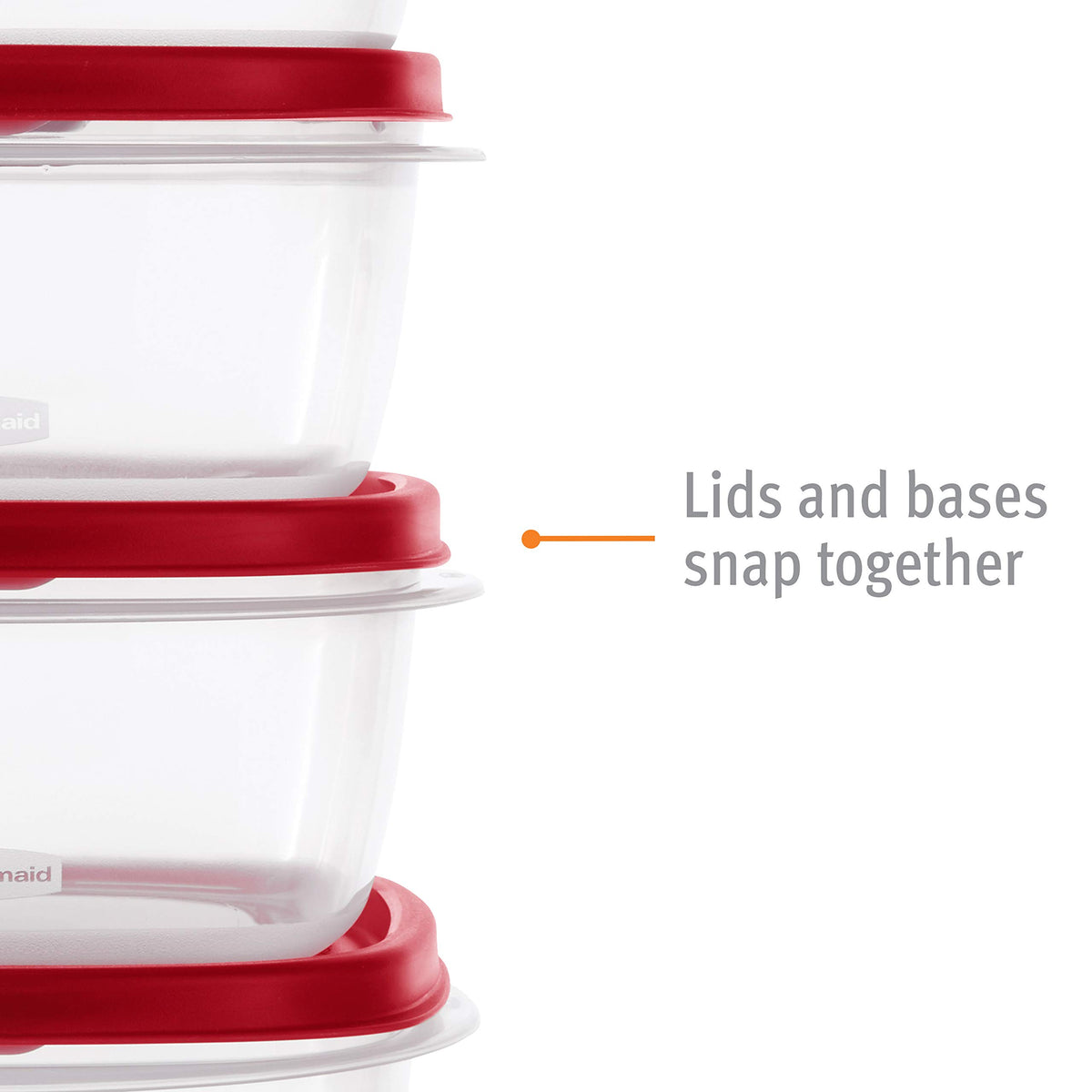 Easy Find Vented Lids Food Storage Containers 5-Cup 2Pk red by Rubbermaid – 5-Cup 2Pk, 1.2 liters, Plastic, Red, Model 2039755