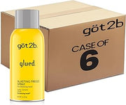 Got2B Glued Travel-Size Blasting Freeze Hairspray, Mini 2 oz Aerosol (Pack of 6) – Strong Hold for On-the-Go Styling