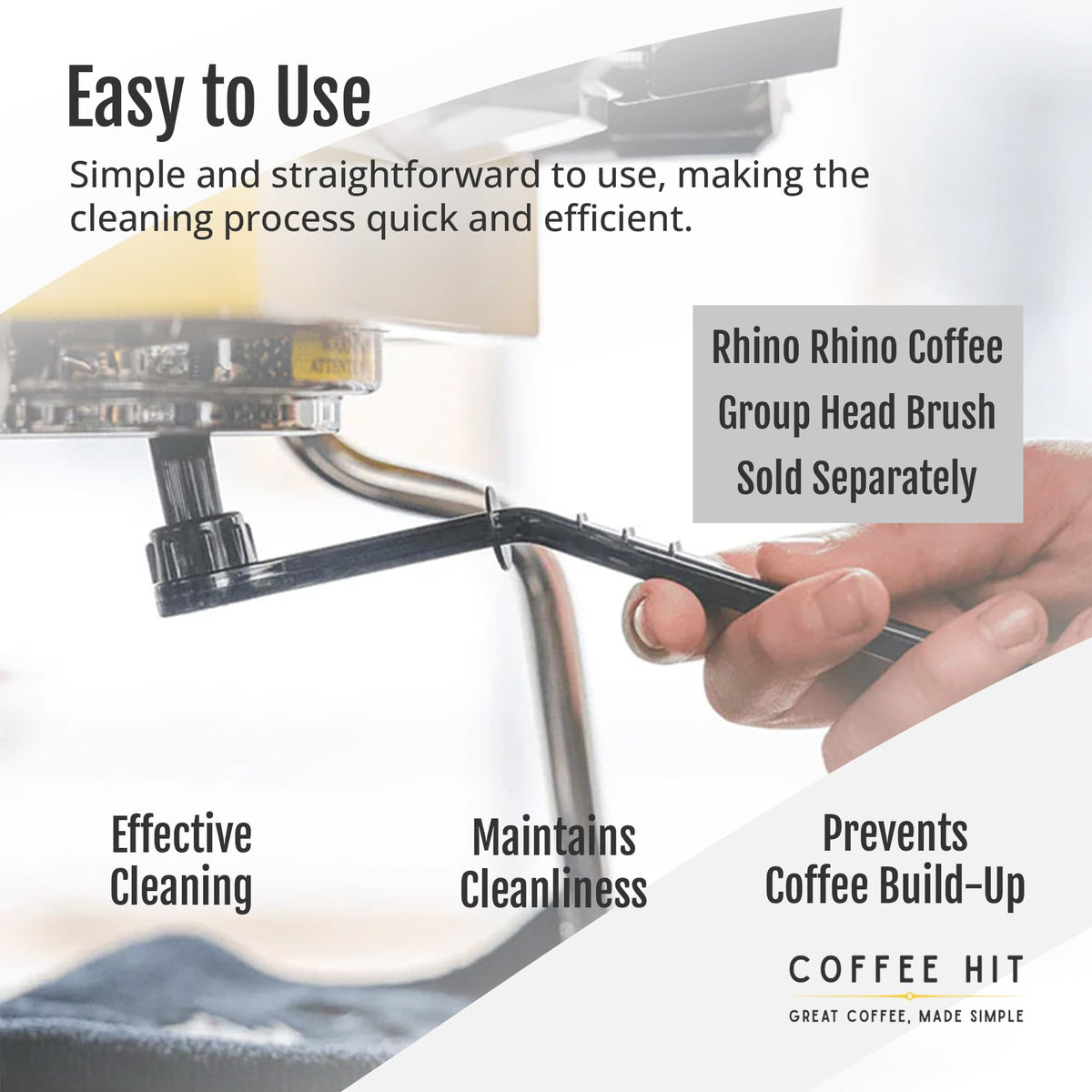 Rhino Coffee Group Head Brush Replacement Bristles - 3pk by Rhinowares – Model RHGB