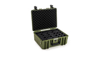 B&W International Bronze Green / Typ 6000 - Innenmaß 47x35x20cm / Compartment Divisions Suitcases