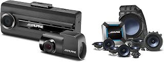 Alpine PSS-TSLA-223P 13-Speaker DVR-C310R Tesla Model 3 Bundle | 13-speaker sound system upgrade with DVR-C310R dash cam. Compatible with 2022-Up Tesla Model 3 with factory premium audio.