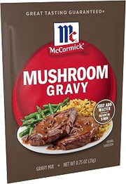 McCormick Mushroom Gravy Mix, 0.75 oz (Pack of 5)