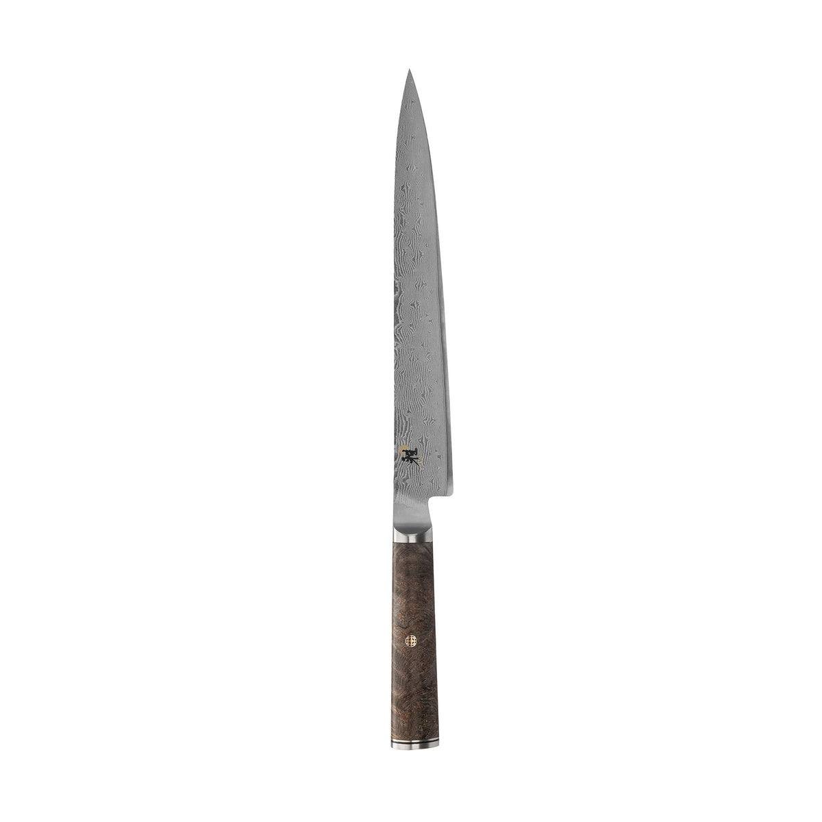 Black 5000MCD67 9.5-inch Slicing Knife by MIYABI – 9.5", MC66 MicroCarbide, Black, Model 34400-243