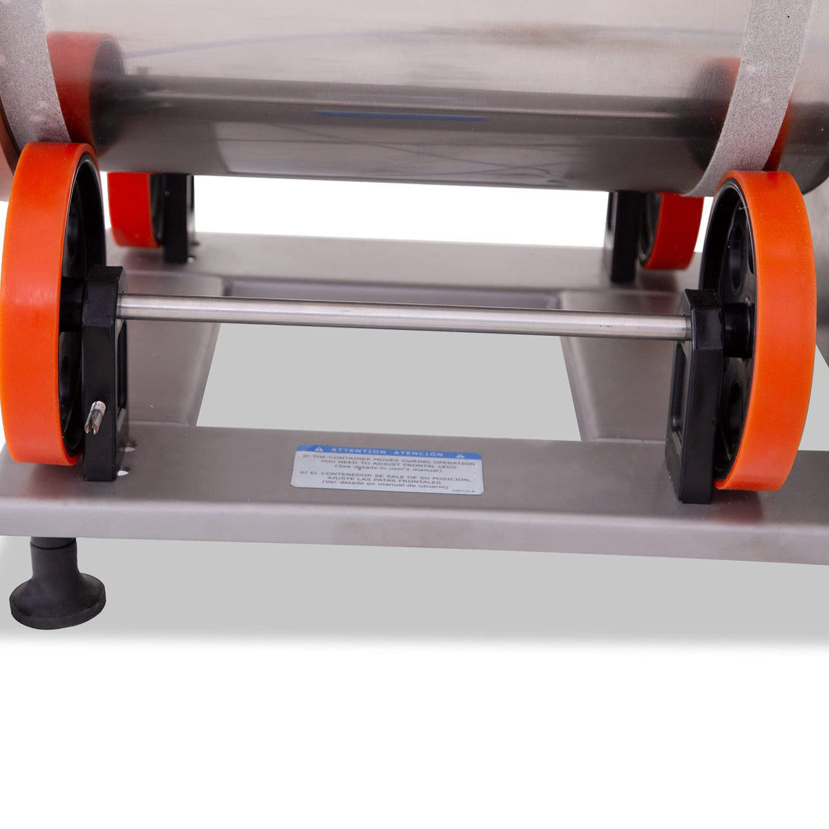1/6 HP Motor, 120V, 1 Phase, Stainless Steel Tumbler, Transparent Robust Polycarbonate LID, 55LBS Tumble Capacity, 9 GL/MIN Pump Capacity by PRO-CUT – MEDIUM SIZE, Model KMV-25
