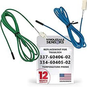 Replacement Traulsen Blue Coil 337-60406-02 & Green Cabinet 334-60405-02 Temperature Probes, 12 Month Warranty & USA Support