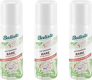 Batiste Dry Shampoo Bare Mini Travel Size 1.06 oz (Pack of 3)