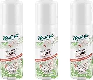 Batiste Dry Shampoo Bare Mini Travel Size 1.06 oz (Pack of 3)