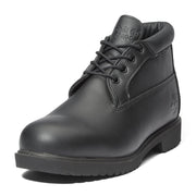 Men's TBL 1973 Newman Mid Lace Up Waterproof Boot by Timberland – 7.5, Leather, Black