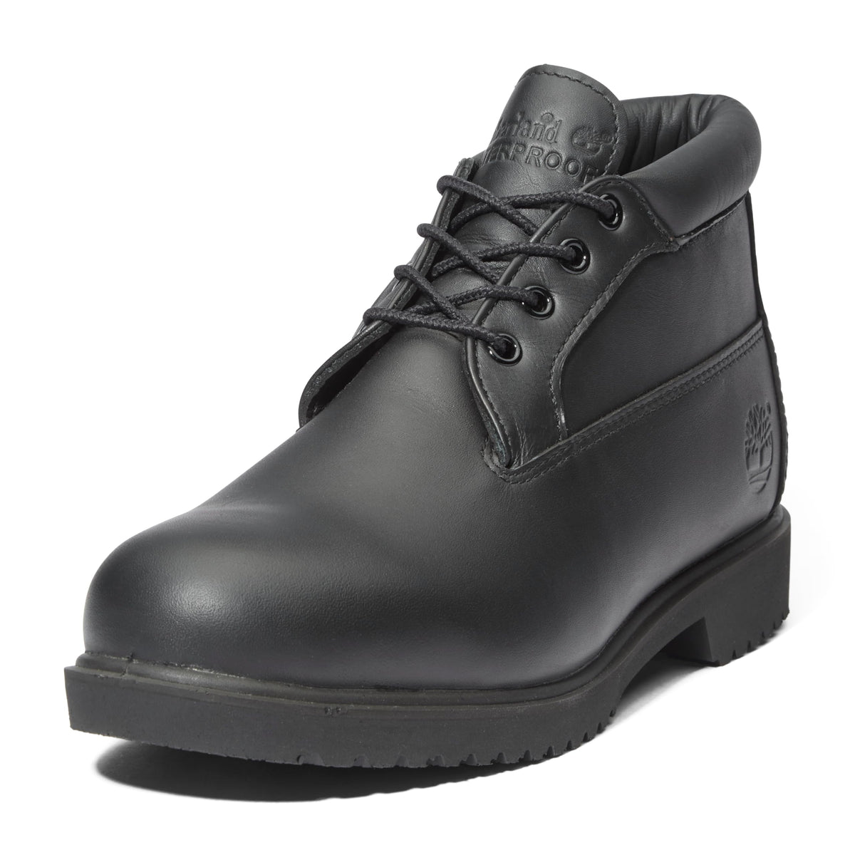 Men's TBL 1973 Newman Mid Lace Up Waterproof Boot by Timberland – 7.5, Leather, Black
