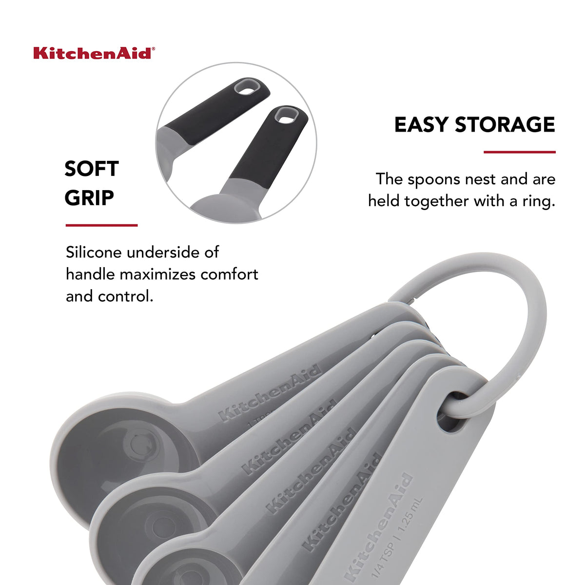 KitchenAid Gray / Spoons / 5-Piece Spoons