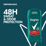 Degree 2.7 Ounce (Pack of 6) / Sport / GREEN Antiperspirant Deodorant