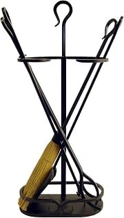 Imex The Fox 10056 – Pack of 4 Pieces for Fireplace, Oval (Forged, 76 cm)