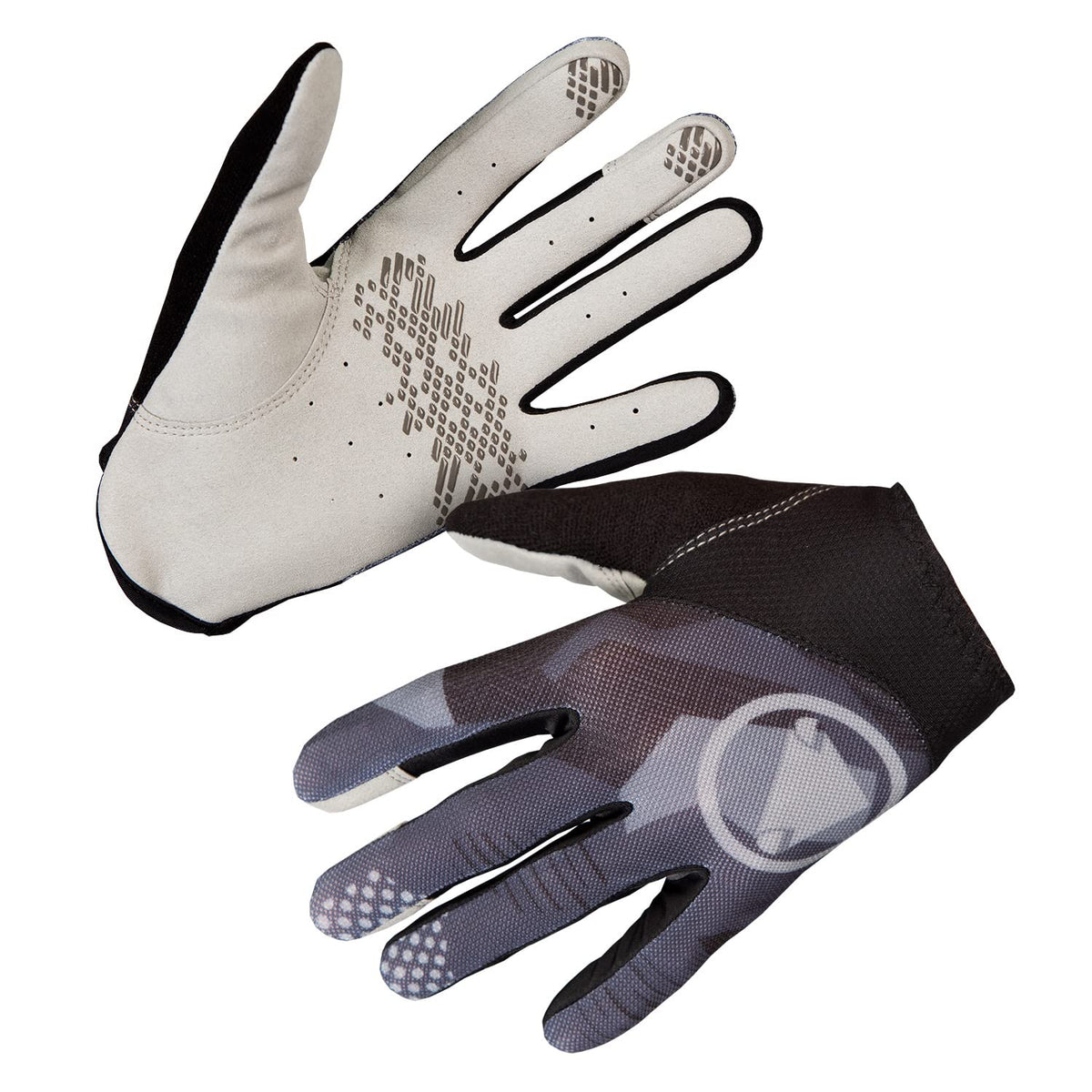 Mens Hummvee MTB Cycling Glove by Endura – X-Large, Nylon, Grey Camo, Model E1258GC/6