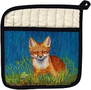 Betsy Drake PT139 Red Fox Pot Holder