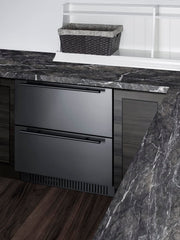 Summit 27-Inch 2-Drawer Outdoor Refrigerator by Summit Appliance – 26.75x23.25x33.88, 4.83 cubic_feet, In Description, Stainless Steel, Model SPR275OS2D