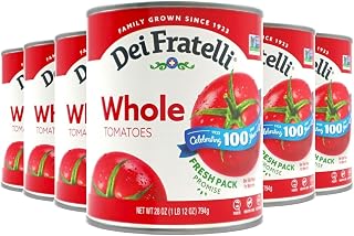 Dei Fratelli Whole Tomatoes (28 oz. cans, 6 pack) - Vine-Ripened – Non-GMO