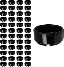 Carlisle FoodService Products 41003 Melamine Straight Sided Ramekin, 2 oz., Black (Pack of 48)