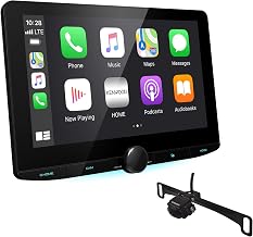DMX1037S 10.1" Floating Panel Digital Multimedia Receiver | Apple CarPlay Android Auto Ready | 10.1” high-Definition Display | Plus KENWOOD CMOS-740HDLP High Definiation HD Backup Camera